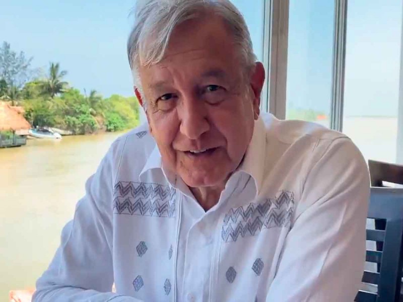 López Obrador respeta veda electoral y supervisa obras en Veracruz