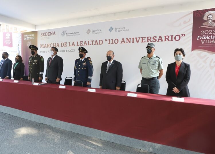 Realizan ceremonia por 110 Aniversario de la Marcha de la Lealtad