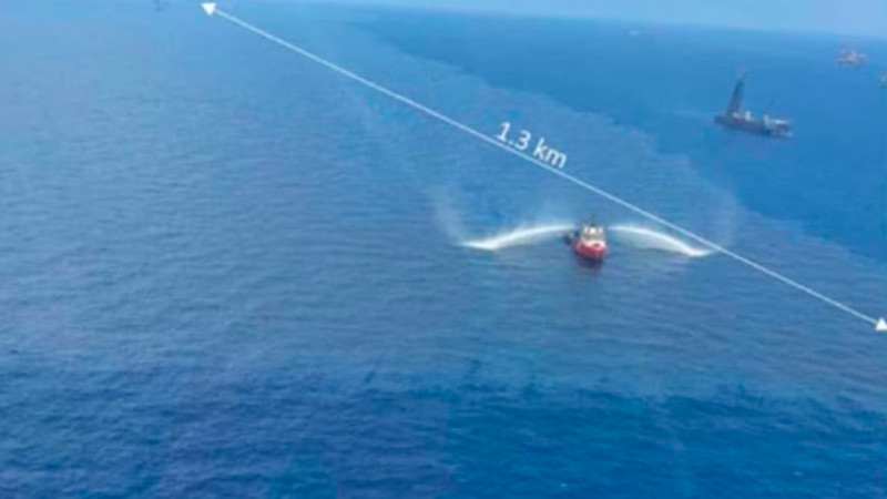 Mancha por derrame petrolero en Golfo de México se extiende más de 450 km: UNAM