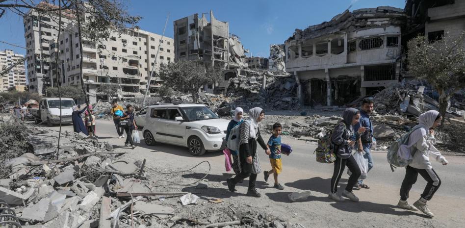 Cifra de desplazados en Gaza llega al millón, objetivo de Israel para invadir la Franja