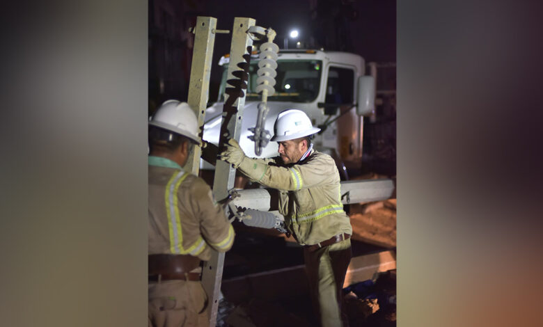 Esta noche se restablecerá 90% del servicio eléctrico en Acapulco: CFE