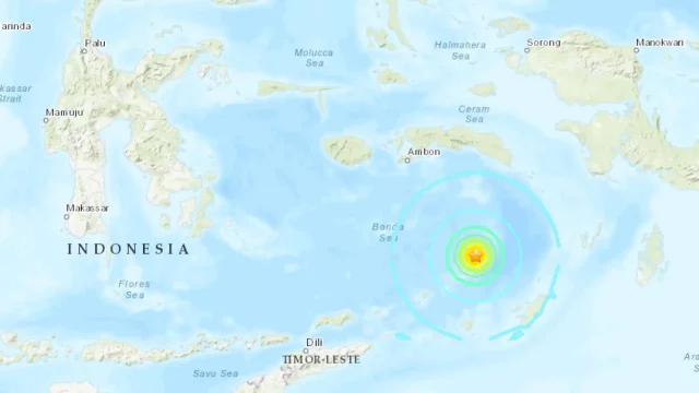 Sismo en Indonesia de magnitud 7; no hay reporte de víctimas