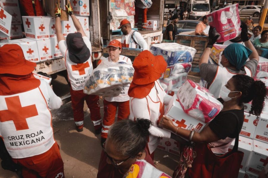 A un mes del impacto del Huracán Otis en Guerrero Cruz Roja mantiene acciones solidarias