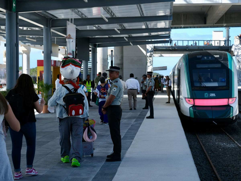 Tren Maya suma casi 15,600 pasajeros en primeras dos etapas de soft opening