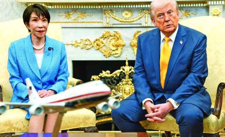 Trump humilla a la primera ministra japonesa con un comentario sobre Pearl Harbor